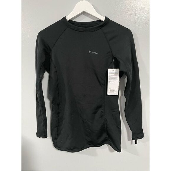 O'Neill Thermo-X Long Sleeve Crew Rashguard - Men's X-Large XL Black NWT - Picture 1 of 8
